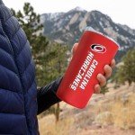 Rico Industries NHL Hockey Carolina Hurricanes 18oz Soft Touch, Easy Grip Tumbler