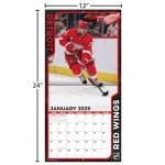 TURNER SPORTS Detroit Red Wings 2025 12x12 Team Wall Calendar (25998011940)