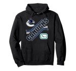 Vancouver Canucks Force Black Officially Licensed Pullover Hoodie