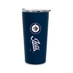 Rico Industries NHL Hockey Winnipeg Jets 18oz Soft Touch, Easy Grip Tumbler