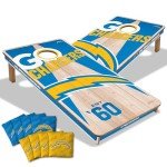 YouTheFan NFL Los Angeles Chargers 2’ x 4’ Cornhole Game