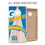 YouTheFan NFL Los Angeles Chargers 2’ x 4’ Cornhole Game