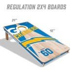 YouTheFan NFL Los Angeles Chargers 2’ x 4’ Cornhole Game