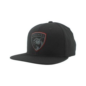 ZHATS Standard NHL Officially Licensed Adjustable Snapback Hat Flat Bill Z11 Black Element, One Size