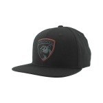 ZHATS Standard NHL Officially Licensed Adjustable Snapback Hat Flat Bill Z11 Black Element, One Size