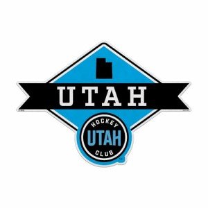 Rico Industries NHL Hockey Utah Hockey Club Diamond Shape Cut Pennant - Home and Living Room Décor - Soft Felt EZ to Hang