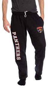 NHL Men's Premium Fleece Official Team Sweatpants (Florida Panthers, Large)