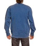 Calhoun NHL Surf & Skate Unisex Acid Wash Ultra-Soft Crewneck Sweatshirt (Large, New York Rangers)