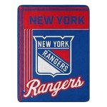 NORTHWEST NHL New York Rangers 46" x 60" Microfiber Throw Blanket