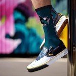 For Bare Feet NHL SAN JOSE SHARKS MVP Crew Sock Team Color Large