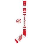 Franklin Sports Detroit Red Wings NHL Mini Soft Hockey Stick Set - NHL Team Soft Foam Mini Hockey Stick and Ball Set - Great Toy for Kids
