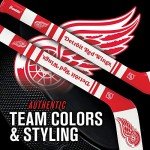 Franklin Sports Detroit Red Wings NHL Mini Soft Hockey Stick Set - NHL Team Soft Foam Mini Hockey Stick and Ball Set - Great Toy for Kids