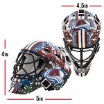 Franklin Sports NHL Colorado Avalanche Mini Hockey Goalie Mask with Case - Collectible Goalie Mask with Official NHL Logos and Colors