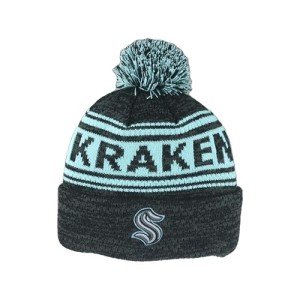 ZHATS Standard NHL Officially Licensed Beanie Pom Snag, Black, One Size