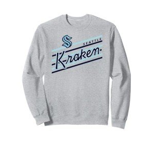 Seattle Kraken Retro Performer Gray Officially Licensed Sweatshirt