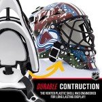 Franklin Sports NHL Colorado Avalanche Mini Hockey Goalie Mask with Case - Collectible Goalie Mask with Official NHL Logos and Colors