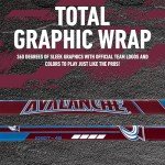 Franklin Sports NHL Colorado Avalanche Team 48-Inch Vinyl Hockey Stick (Left), Junior, Red