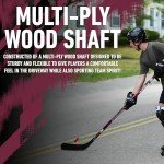 Franklin Sports NHL Colorado Avalanche Team 48-Inch Vinyl Hockey Stick (Left), Junior, Red