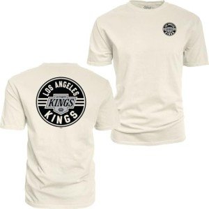 Blue 84 Standard NHL Officially Licensed T-Shirt Ringspun Front/Back Ivory Puck
