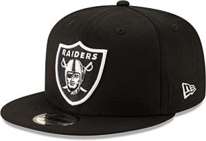 New Era Male NFL 9FIFTY Adjustable Snapback Hat Cap One Size Fits All (Las Vegas Raiders)