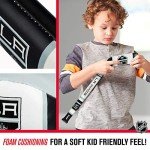 Franklin Sports Los Angeles Kings NHL Mini Soft Hockey Stick Set - NHL Team Soft Foam Mini Hockey Stick and Ball Set - Great Toy for Kids