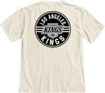Blue 84 Standard NHL Officially Licensed T-Shirt Ringspun Front/Back Ivory Puck