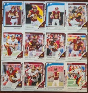 2024 Donruss Washington Commanders NFL Team Set Jayden Daniels RC 389