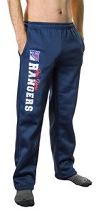 Calhoun NHL Mens Polyfleece Sweatpants (New York Rangers, X-Large)