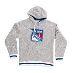 Calhoun NHL Surf & Skate Mens Muskoka Team Striped Premium Pullover Hoodie (New York Rangers, XX-Large)