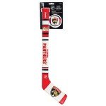 Franklin Sports Florida Panthers NHL Mini Soft Hockey Stick Set - NHL Team Soft Foam Mini Hockey Stick and Ball Set - Great Toy for Kids
