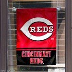Cincinnati Reds Double Sided Garden Flag