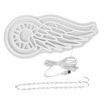 Ice Hockey Neon Sign,Detroit Red Wings Team,Detroit LED Sign,Sport Lights,Red Light, Club Decor,Hockey Gifts for Boys,Hockey Fans,Size 17.7 * 8.3 inches(XD104), FMXD600