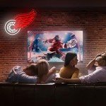 Ice Hockey Neon Sign,Detroit Red Wings Team,Detroit LED Sign,Sport Lights,Red Light, Club Decor,Hockey Gifts for Boys,Hockey Fans,Size 17.7 * 8.3 inches(XD104), FMXD600