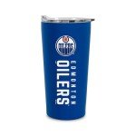 Rico Industries NHL Hockey Edmonton Oilers 18oz Soft Touch, Easy Grip Tumbler