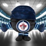 Bleacher Creatures Winnipeg Jets 8" NHL Kuricha Hockey Puck Sitting Plush - Soft Chibi Inspired Plush