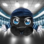 Bleacher Creatures Winnipeg Jets 8" NHL Kuricha Hockey Puck Sitting Plush - Soft Chibi Inspired Plush