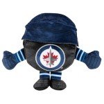 Bleacher Creatures Winnipeg Jets 8" NHL Kuricha Hockey Puck Sitting Plush - Soft Chibi Inspired Plush
