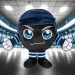 Bleacher Creatures Winnipeg Jets 8" NHL Kuricha Hockey Puck Sitting Plush - Soft Chibi Inspired Plush
