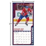 TURNER SPORTS Montreal Canadiens - Bilingual 2025 12x12 Team Wall Calendar (25998012097)