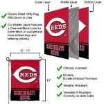 Cincinnati Reds Double Sided Garden Flag