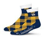 For Bare Feet NHL NASHVILLE PREDATORS Cozy Buff Plush Cabin Sock Team Color OSFM