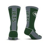 For Bare Feet NFL NEW YORK JETS MVP Crew Sock Team Color Youth