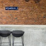 Rico Industries NFL Tennessee Titans Home Décor Metal Street Sign (4" x 15") - Great for Home, Office, Bedroom, & Man Cave - Made,Silver