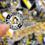 27 PCS Pittsburgh American Penguins Hockey Stickers for Water Bottle, Laptop, Bicycle, Computer, Motorcycle, Travel Case, Car Decal Decoration Sticker