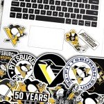 27 PCS Pittsburgh American Penguins Hockey Stickers for Water Bottle, Laptop, Bicycle, Computer, Motorcycle, Travel Case, Car Decal Decoration Sticker