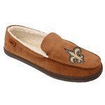 FOCO New Orleans Saints NFL Mens Exclusive Beige Moccasin - M