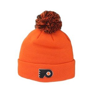 ZHATS Standard Philadelphia Flyers NHL Officially Licensed Beanie Pom Icon Team Color, One Size