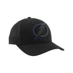 ZHATS Standard NHL Officially Licensed Adjustable Snapback Hat Dakota Element Black, One Size
