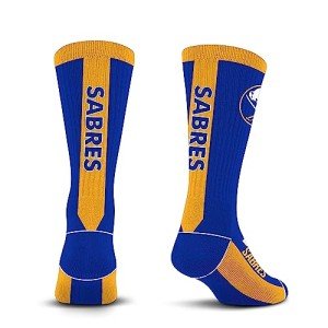 For Bare Feet NHL BUFFALO SABRES MVP Crew Sock Team Color Medium
