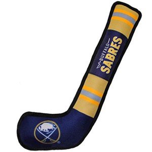 Pets First NHL Buffalo Sabres Stick Toy for Dogs & Cats. Play Hockey with Your Pet with This Licensed Dog Tough Toy Reward!